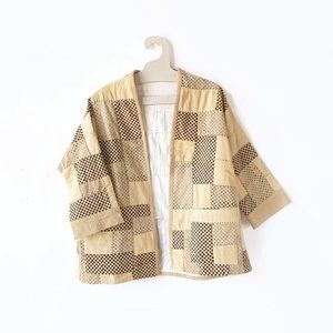 po-em handstitched jacket size medium